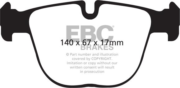 EBC Brakes DP42008R - Jarrupala, levyjarru inparts.fi