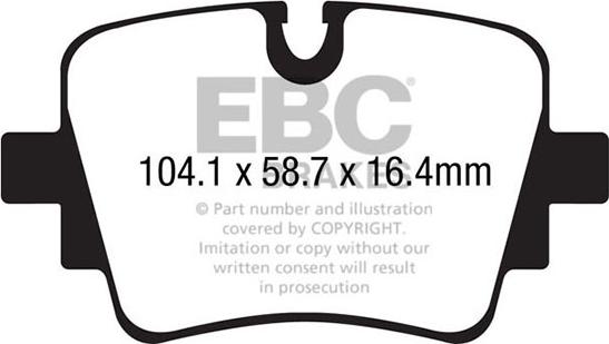 EBC Brakes DP42190R - Jarrupala, levyjarru inparts.fi