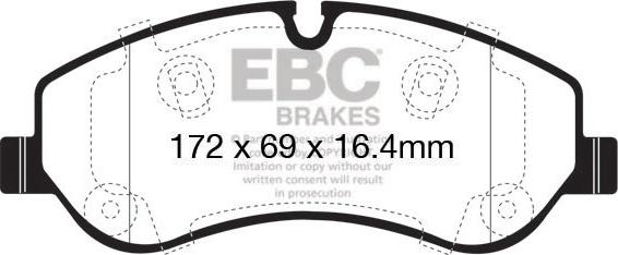 EBC Brakes DP42151R - Jarrupala, levyjarru inparts.fi