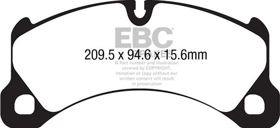 EBC Brakes DP42162R - Jarrupala, levyjarru inparts.fi