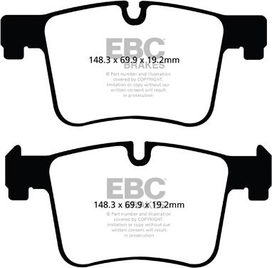 EBC Brakes DP42105R - Jarrupala, levyjarru inparts.fi