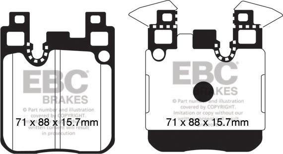 EBC Brakes DP42133R - Jarrupala, levyjarru inparts.fi