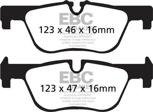 EBC Brakes DP42132R - Jarrupala, levyjarru inparts.fi