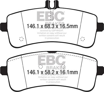 EBC Brakes DP42350R - Jarrupala, levyjarru inparts.fi