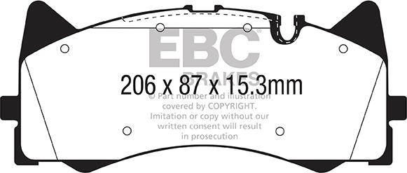 EBC Brakes DP42298R - Jarrupala, levyjarru inparts.fi