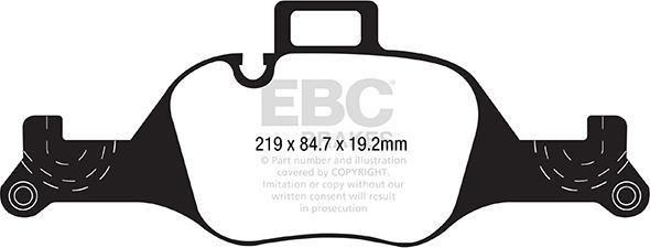 EBC Brakes DP42289R - Jarrupala, levyjarru inparts.fi