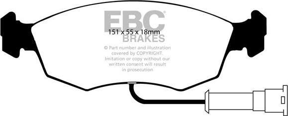 EBC Brakes DP473 - Jarrupala, levyjarru inparts.fi