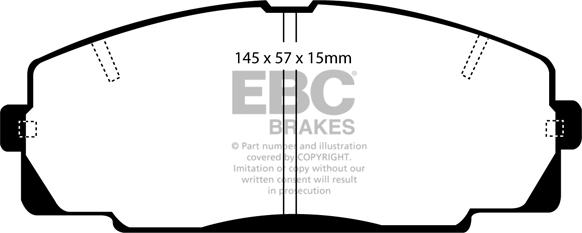 EBC Brakes DP4722R - Jarrupala, levyjarru inparts.fi