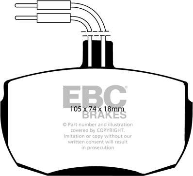 EBC Brakes DP472 - Jarrupala, levyjarru inparts.fi