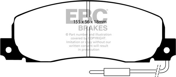 EBC Brakes DP544 - Jarrupala, levyjarru inparts.fi