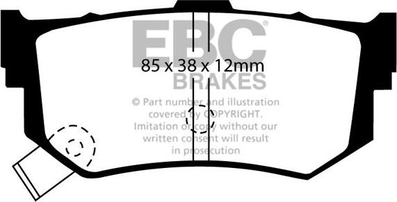 EBC Brakes DP514/2 - Jarrupala, levyjarru inparts.fi