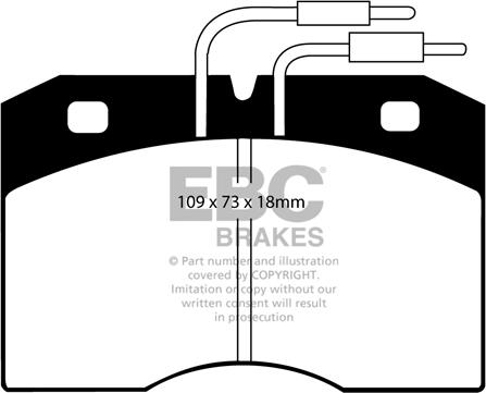 EBC Brakes DP510 - Jarrupala, levyjarru inparts.fi