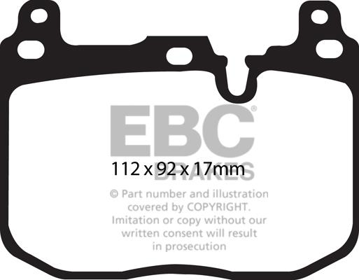 EBC Brakes DP52130NDX - Jarrupala, levyjarru inparts.fi