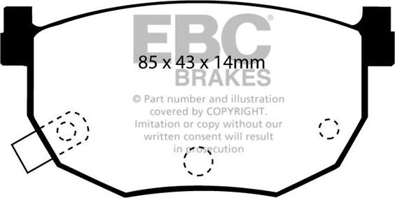 EBC Brakes DP528 - Jarrupala, levyjarru inparts.fi