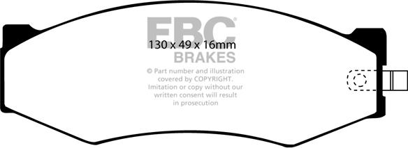 EBC Brakes DP527 - Jarrupala, levyjarru inparts.fi