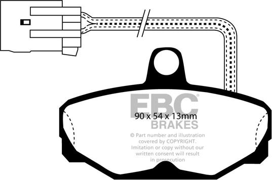 EBC Brakes DP571/2 - Jarrupala, levyjarru inparts.fi