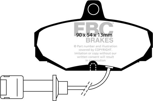 EBC Brakes DP571 - Jarrupala, levyjarru inparts.fi