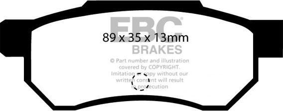 EBC Brakes DP642 - Jarrupala, levyjarru inparts.fi