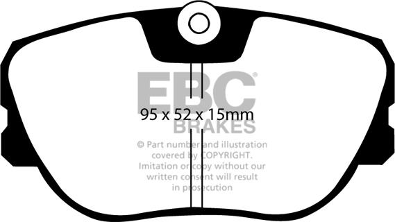 EBC Brakes DP6662 - Jarrupala, levyjarru inparts.fi