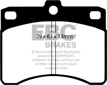 EBC Brakes DP685 - Jarrupala, levyjarru inparts.fi