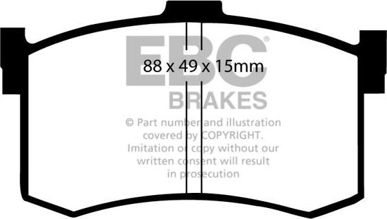 EBC Brakes DP631 - Jarrupala, levyjarru inparts.fi