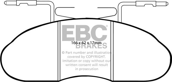 EBC Brakes DP633/2 - Jarrupala, levyjarru inparts.fi