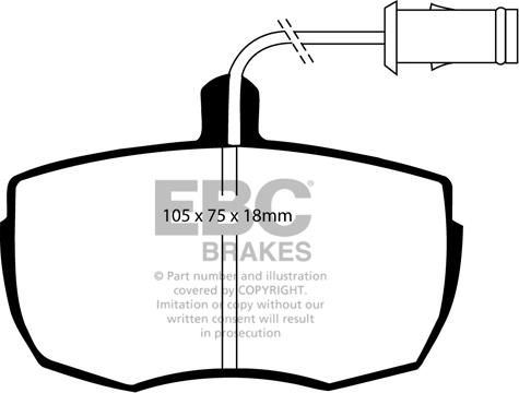 EBC Brakes DP622 - Jarrupala, levyjarru inparts.fi