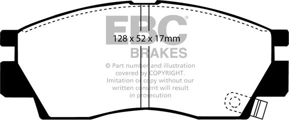 EBC Brakes DP679 - Jarrupala, levyjarru inparts.fi