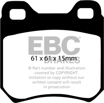 EBC Brakes DP676 - Jarrupala, levyjarru inparts.fi