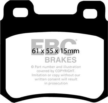 EBC Brakes DP671 - Jarrupala, levyjarru inparts.fi