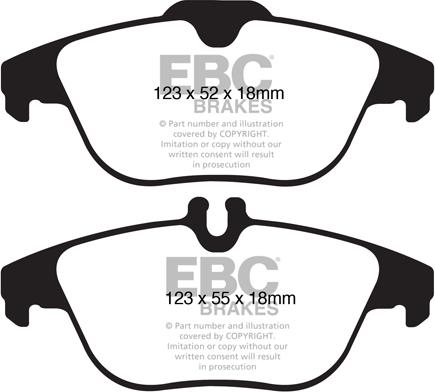 EBC Brakes DP31990C - Jarrupala, levyjarru inparts.fi