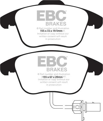 EBC Brakes DP21998 - Jarrupala, levyjarru inparts.fi