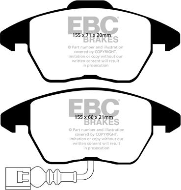 EBC Brakes DP91945 - Jarrupala, levyjarru inparts.fi