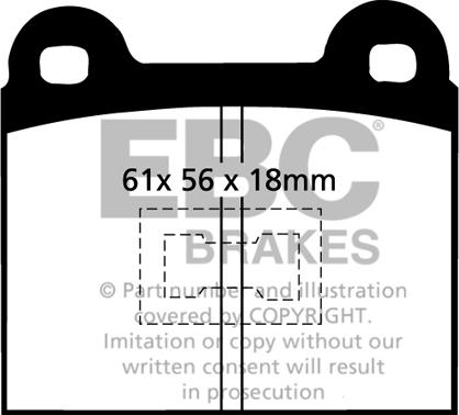 EBC Brakes DP194 - Jarrupala, levyjarru inparts.fi