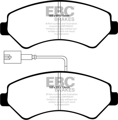 EBC Brakes DP1969 - Jarrupala, levyjarru inparts.fi