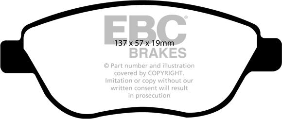 EBC Brakes DP1966 - Jarrupala, levyjarru inparts.fi