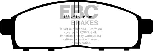 EBC Brakes DP1963 - Jarrupala, levyjarru inparts.fi