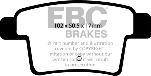 EBC Brakes DP1967 - Jarrupala, levyjarru inparts.fi