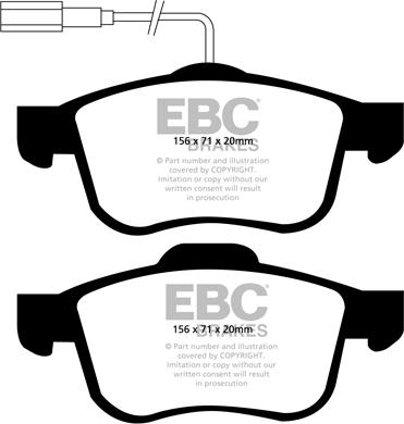 EBC Brakes DP1904 - Jarrupala, levyjarru inparts.fi