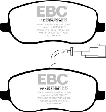 EBC Brakes DP1906 - Jarrupala, levyjarru inparts.fi