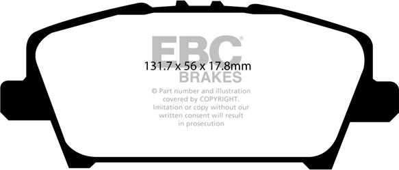 EBC Brakes DP1901 - Jarrupala, levyjarru inparts.fi