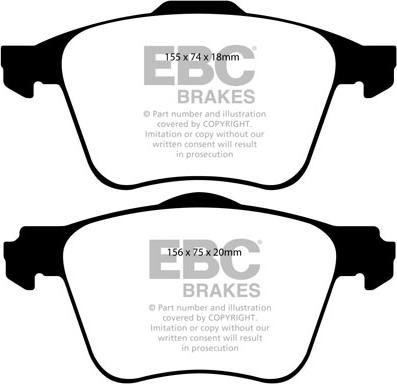 EBC Brakes DP1914 - Jarrupala, levyjarru inparts.fi