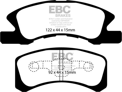 EBC Brakes DP1915 - Jarrupala, levyjarru inparts.fi