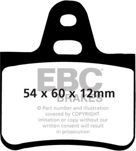 EBC Brakes DP191 - Jarrupala, levyjarru inparts.fi