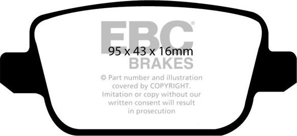 EBC Brakes DP31933C - Jarrupala, levyjarru inparts.fi