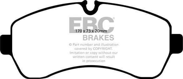 EBC Brakes DP1928 - Jarrupala, levyjarru inparts.fi