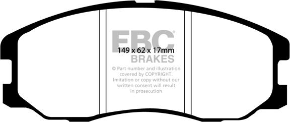 EBC Brakes DP1975 - Jarrupala, levyjarru inparts.fi