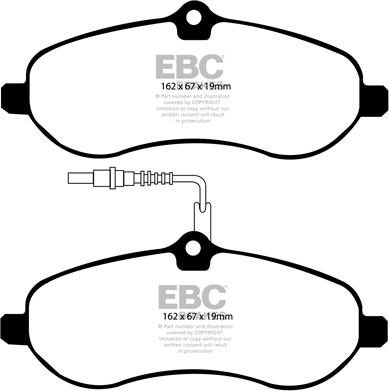 EBC Brakes DP1970 - Jarrupala, levyjarru inparts.fi