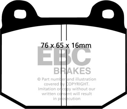 EBC Brakes DP3197C - Jarrupala, levyjarru inparts.fi