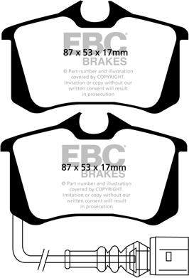 EBC Brakes DP41497R - Jarrupala, levyjarru inparts.fi